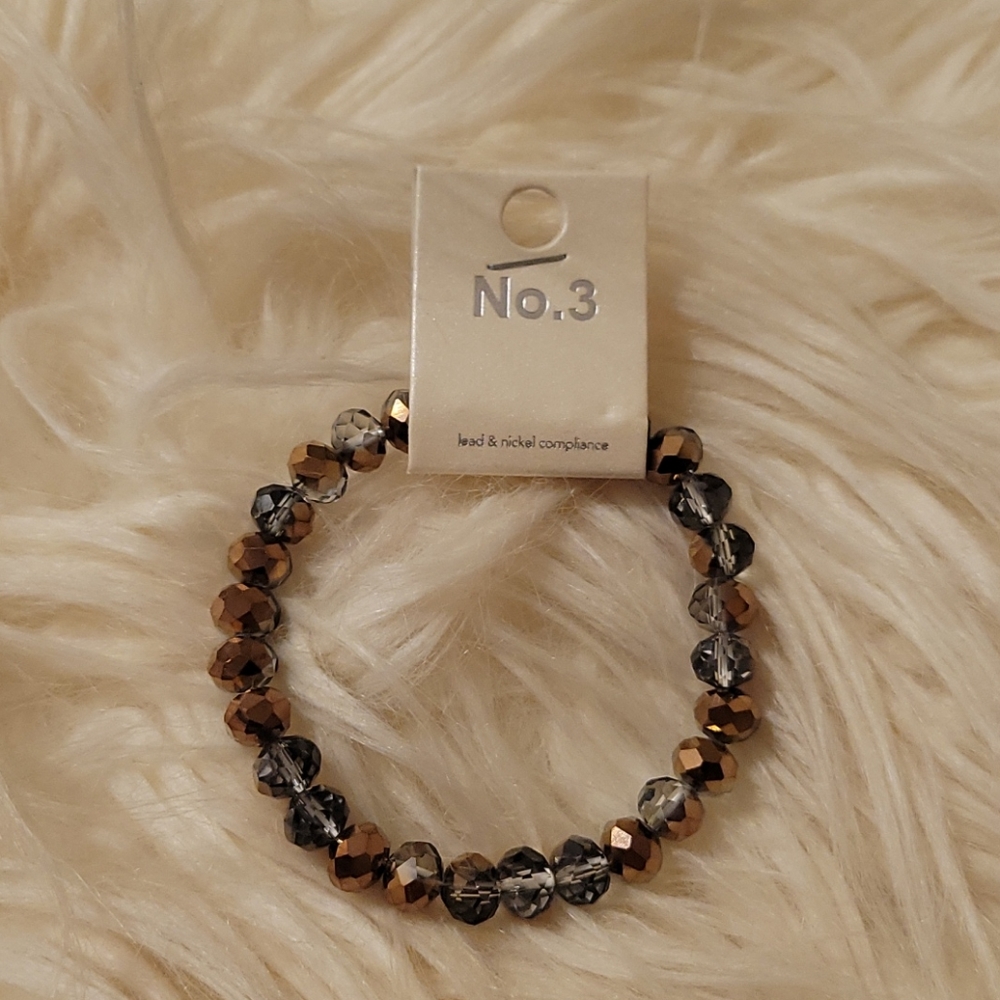 Metallic Tone Stretch Bracelet